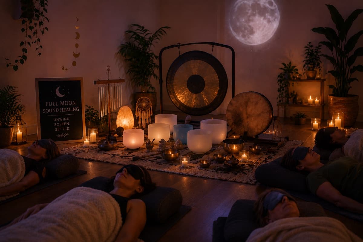 Full Moon Sound Healing at Green Haven on Main